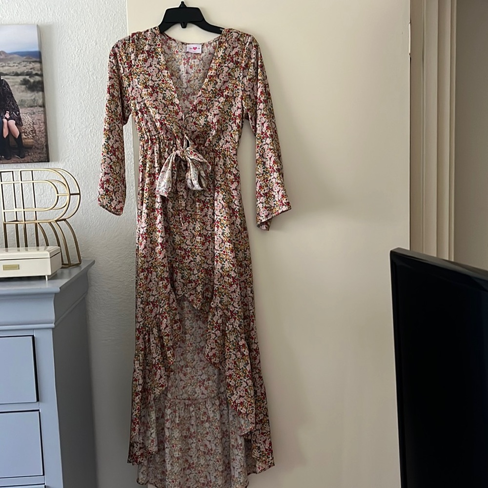 Buddy Love Floral high/low dress